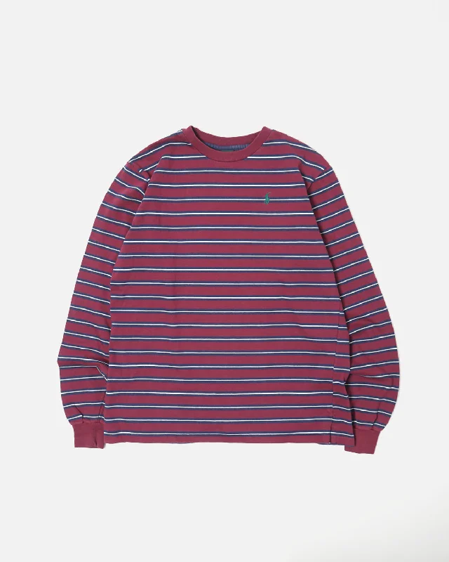 Polo Stripe Tee L/S