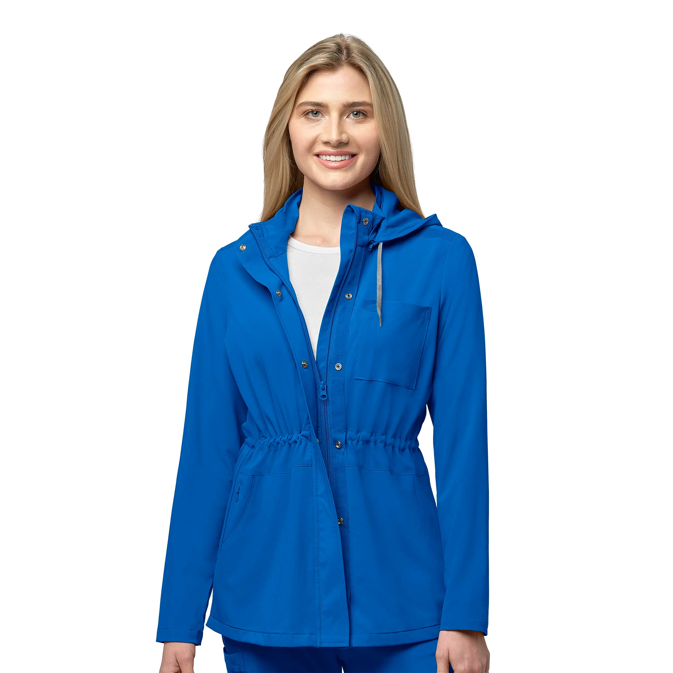 Wink Women's Convertible Hood Fashion Jacket - Royal Blue