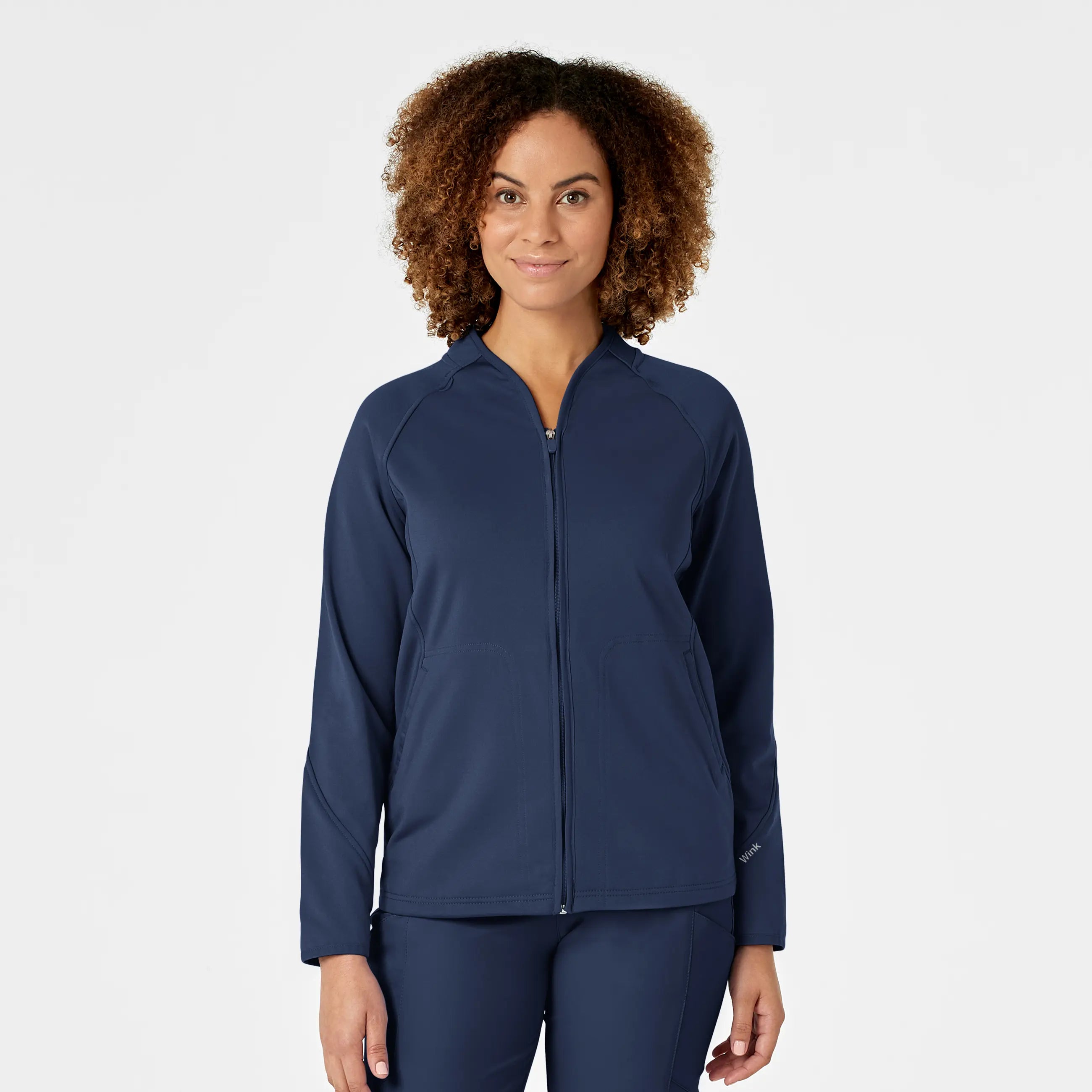 Wink Women's Fleece Full Zip Jacket - Navy