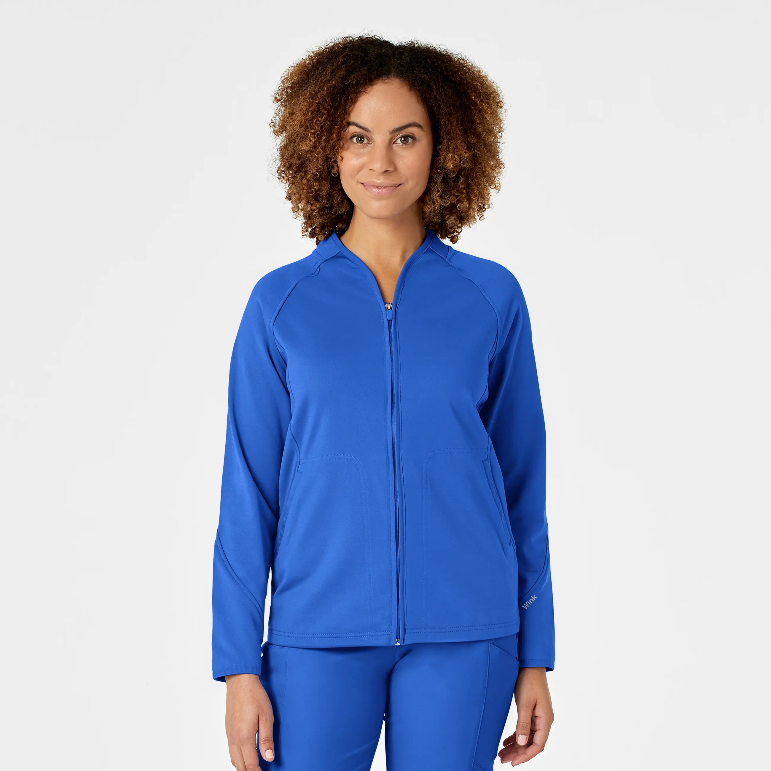 Wink Women's Fleece Full Zip Jacket - Royal Blue