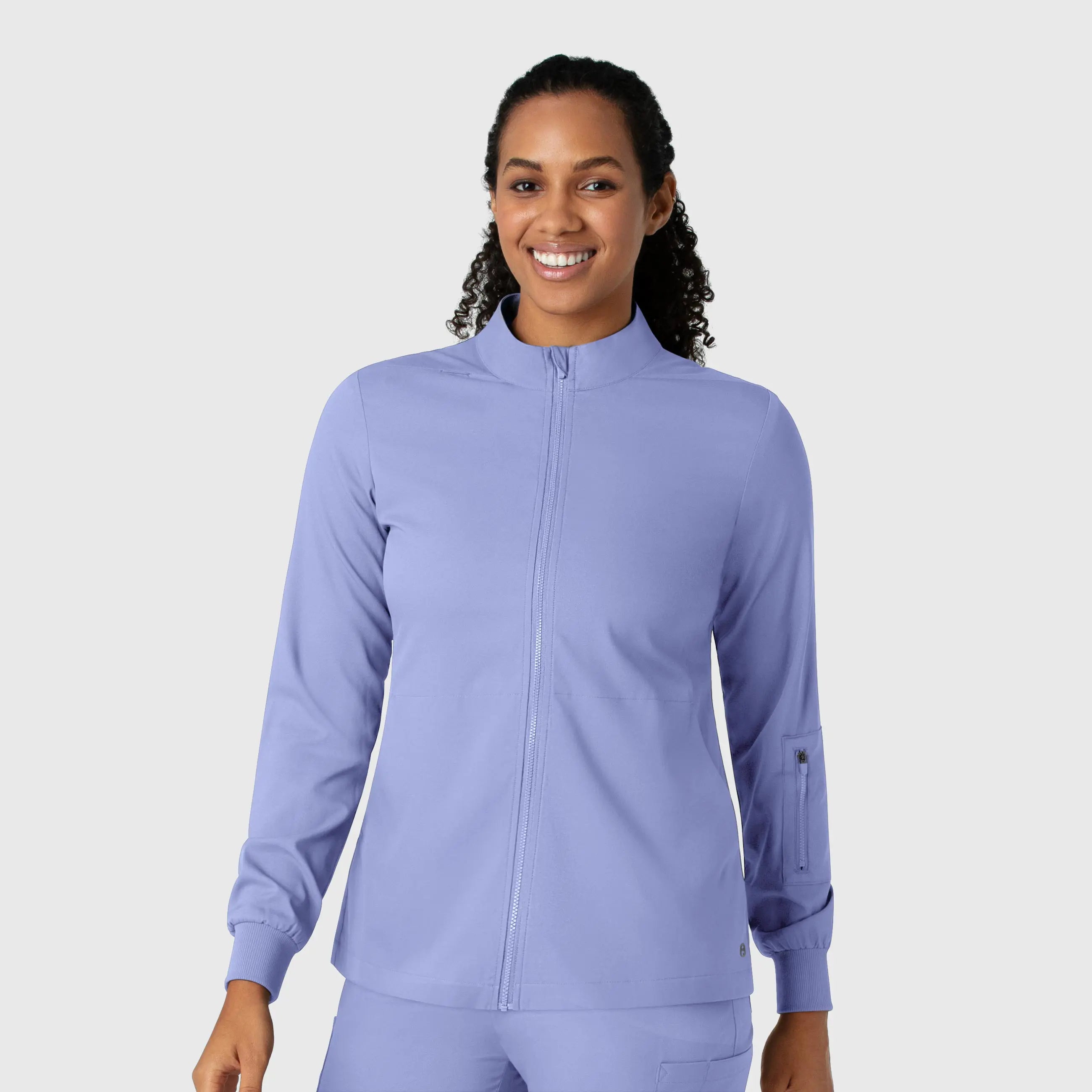 Wink Women's Warm Up Jacket - Ceil Blue