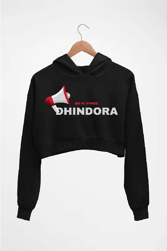 Dhindora(BB ki Vines) Crop HOODIE FOR WOMEN