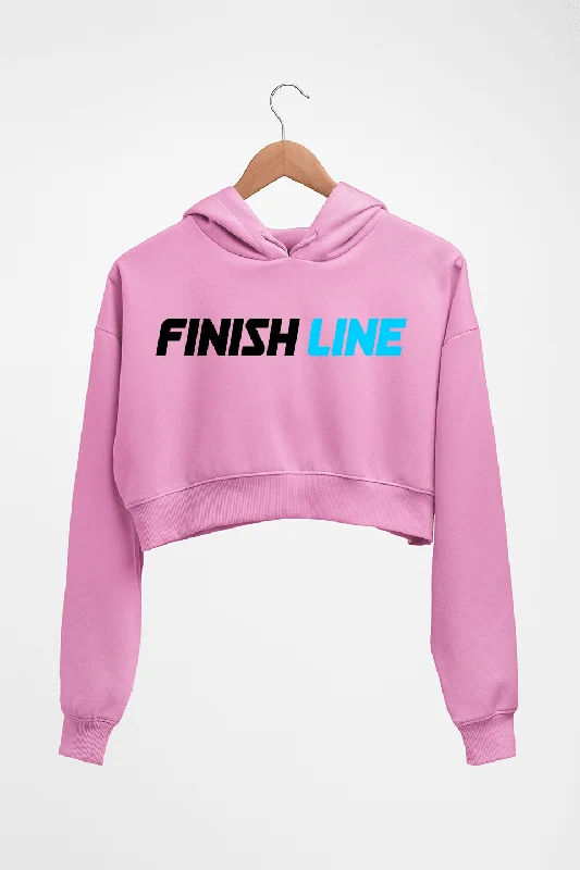 Finish Line Crop HOODIE FOR WOMEN