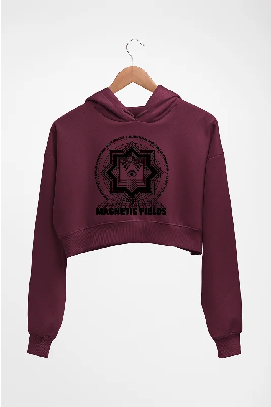 Magnetic fields Crop HOODIE FOR WOMEN