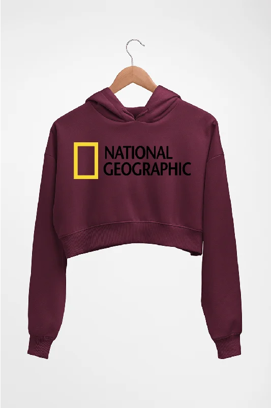 National geographic Crop HOODIE FOR WOMEN