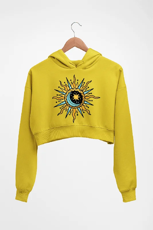 Psychedelic Chakra Crop HOODIE FOR WOMEN