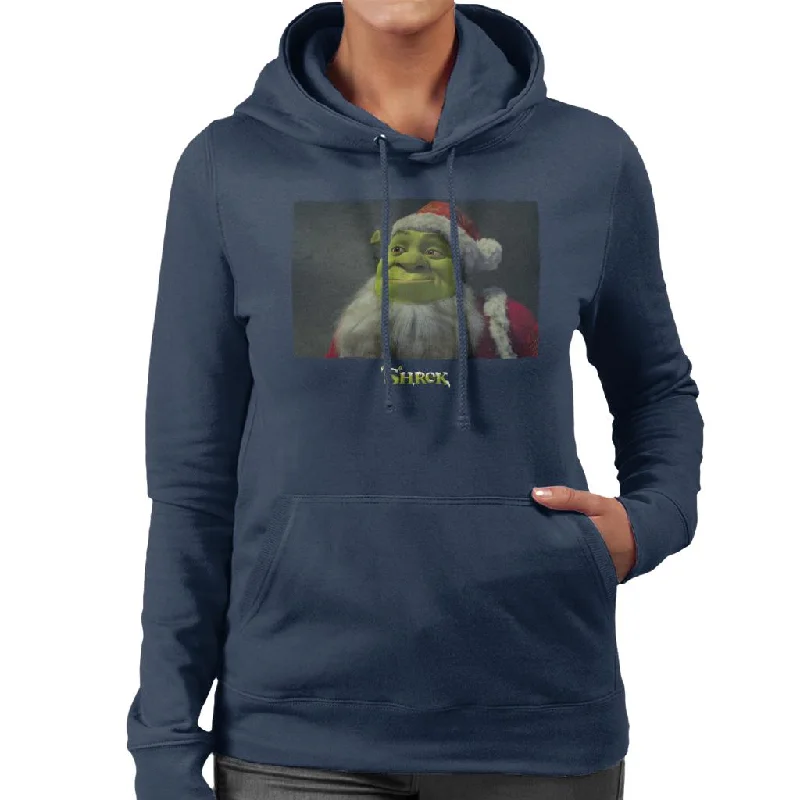 Shrek Christmas Father Christmas Women's Hooded Sweatshirt