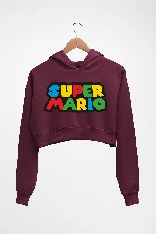 Super Mario Crop HOODIE FOR WOMEN