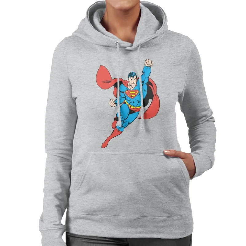 Superman To The Rescue Women's Hooded Sweatshirt