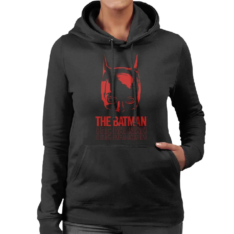 The Batman Red Mask Women's Hooded Sweatshirt