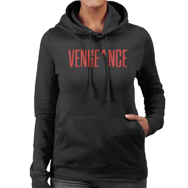 The Batman Silhouette Of Vengeance Women's Hooded Sweatshirt