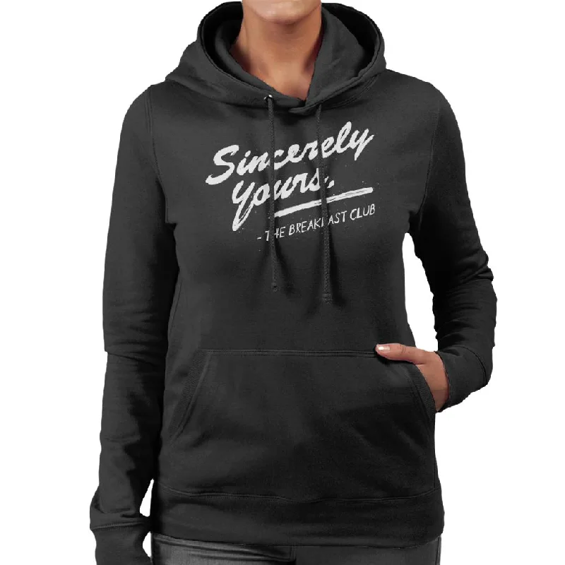 The Breakfast Club Sincerely Yours Women's Hooded Sweatshirt