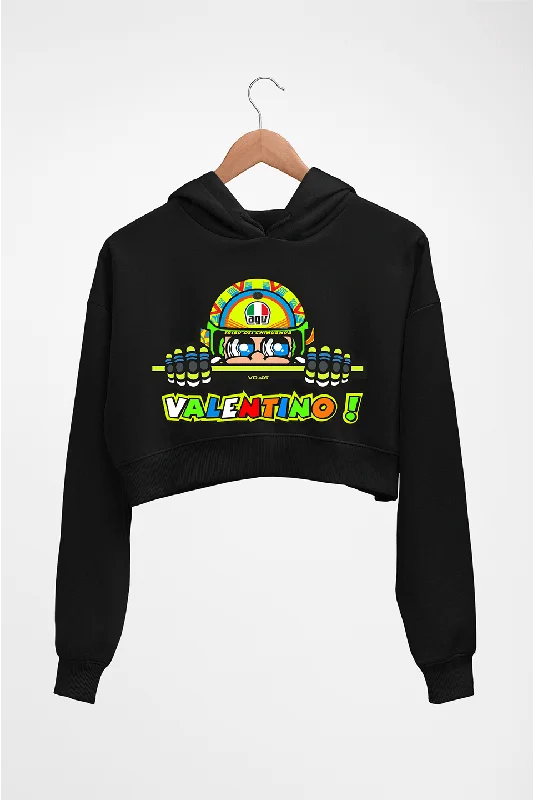 Valentino Rossi(VR 46) Crop HOODIE FOR WOMEN