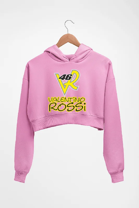 Valentino Rossi(VR 46) Crop HOODIE FOR WOMEN