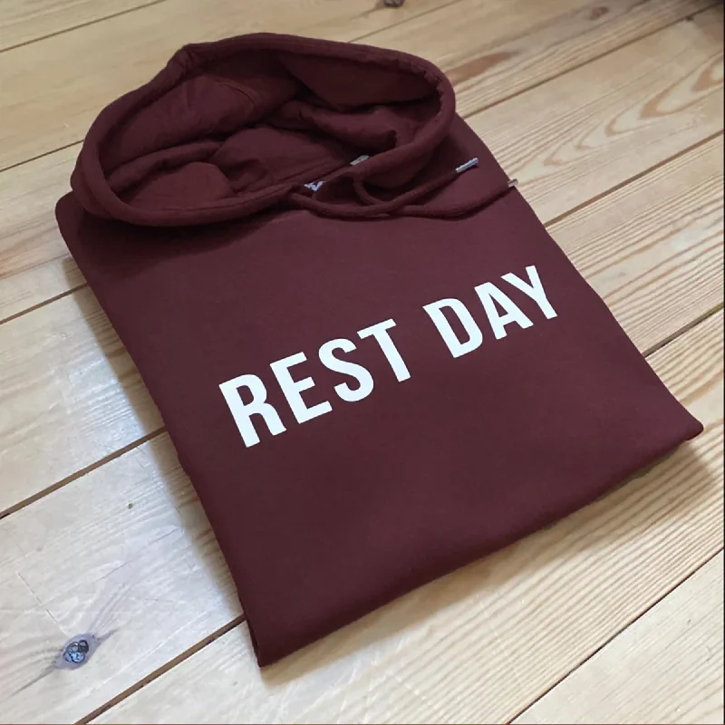 Rest Day Hoodie - printed (w)