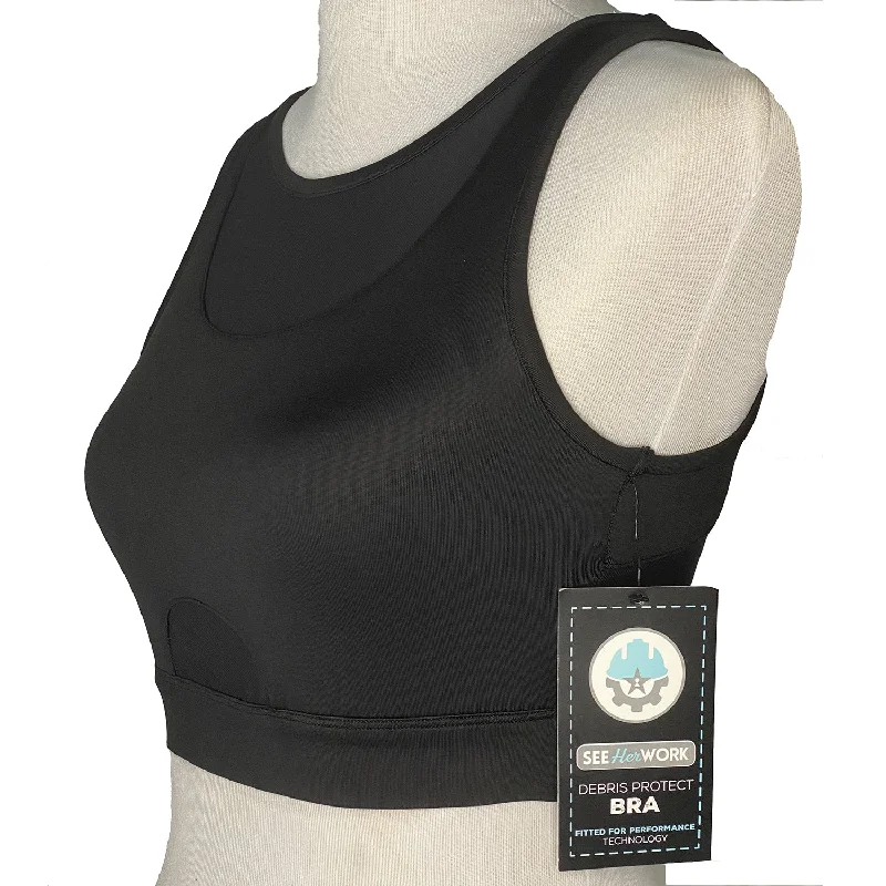 Debris Protection Athletic Work Bra