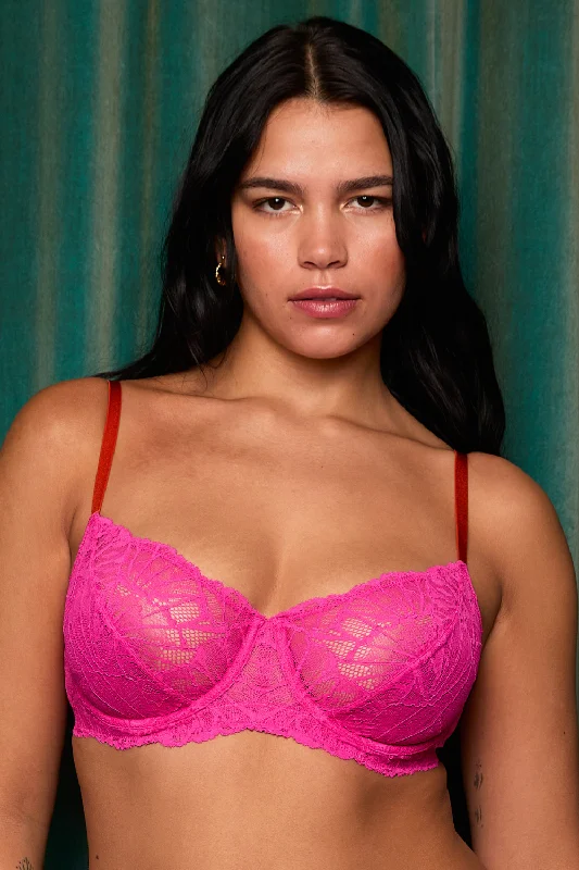 Flora Graphic Lace Underwire Bra