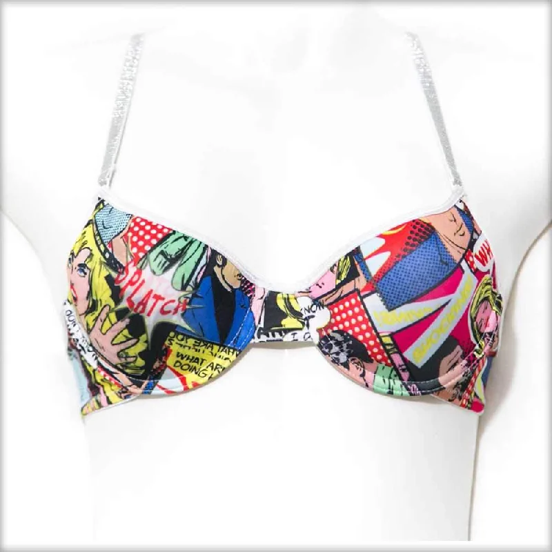 Multi Printed College Girl Bra