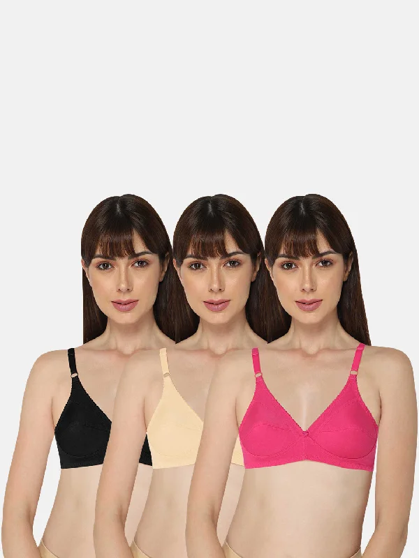 Naidu Hall Knitwear-Bra Special Combo Pack - Charmi - C66