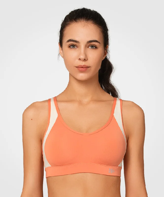 Sculpt Criss Cross Padded Gym Bra | Women's High Support Sports Bra