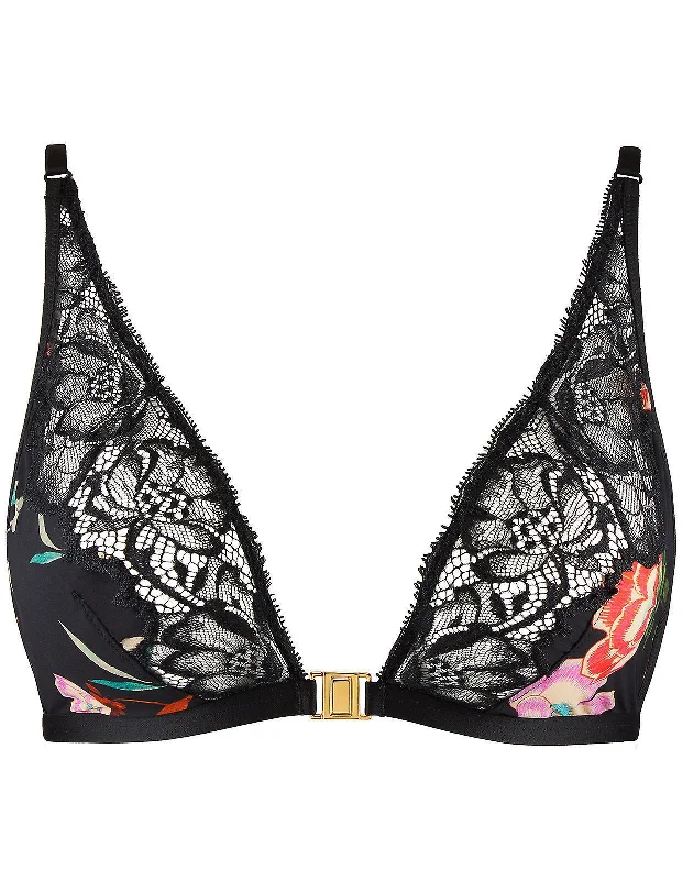 Sweet folk triangle bra