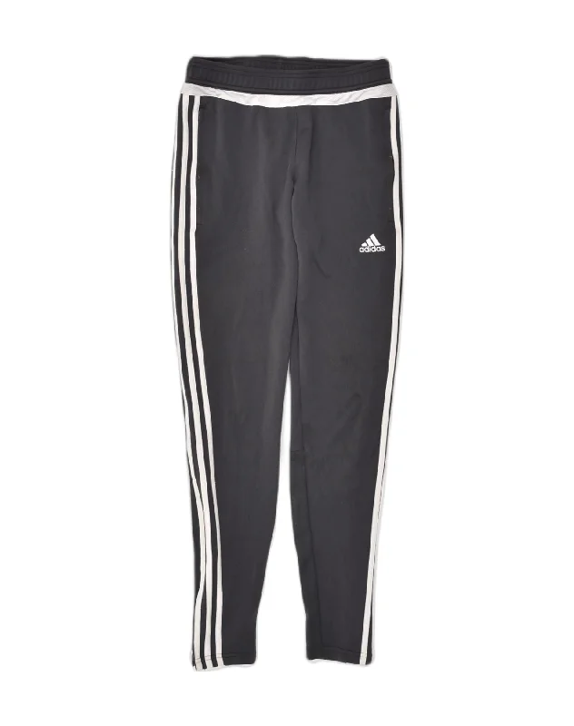 ADIDAS Womens Climacool Tracksuit Trousers UK 6 XS Grey Polyester