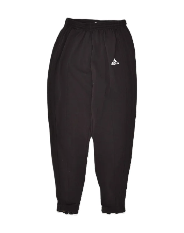 ADIDAS Womens Tracksuit Trousers UK 10 Small Black Polyester