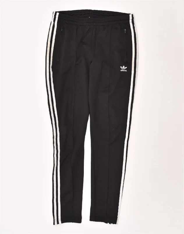 ADIDAS Womens Tracksuit Trousers UK 10 Small Black Polyester