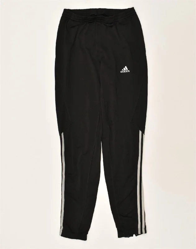 ADIDAS Womens Tracksuit Trousers UK 8 Small Black Polyester