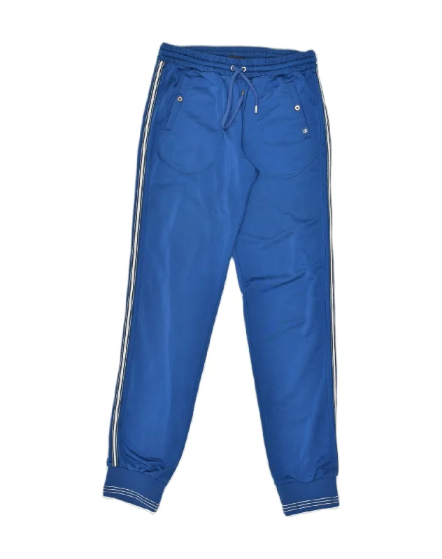 CHAMPION Womens Tracksuit Trousers Joggers UK 14 Large Blue