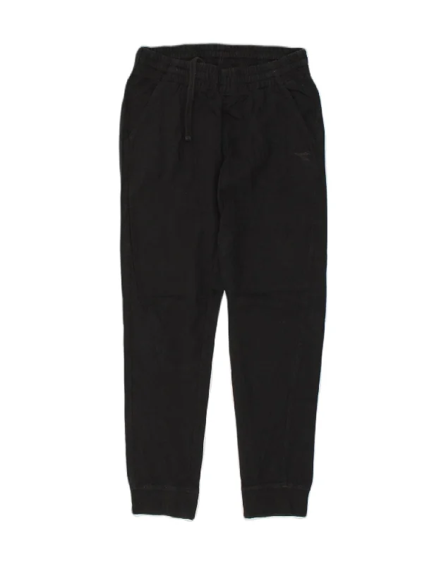 DIADORA Womens Tracksuit Trousers Joggers UK 6 XS Black