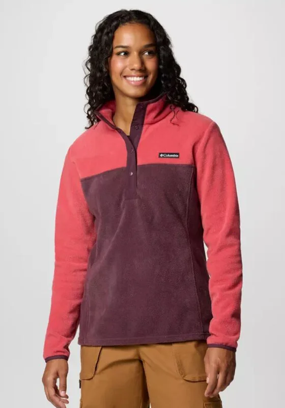 Columbia Benton Springs™ Half Snap Pullover, Burgundy