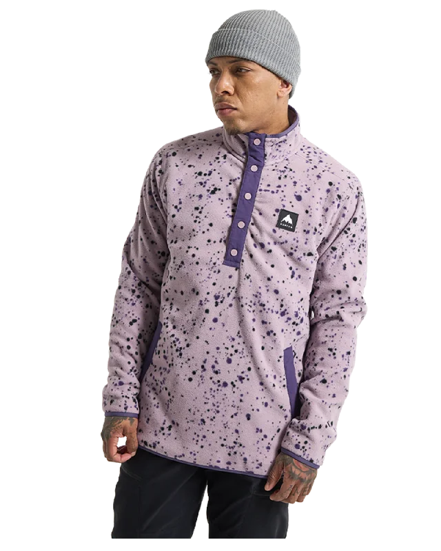 Burton Hearth Fleece Pullover - Elderberry Spatter - 2023