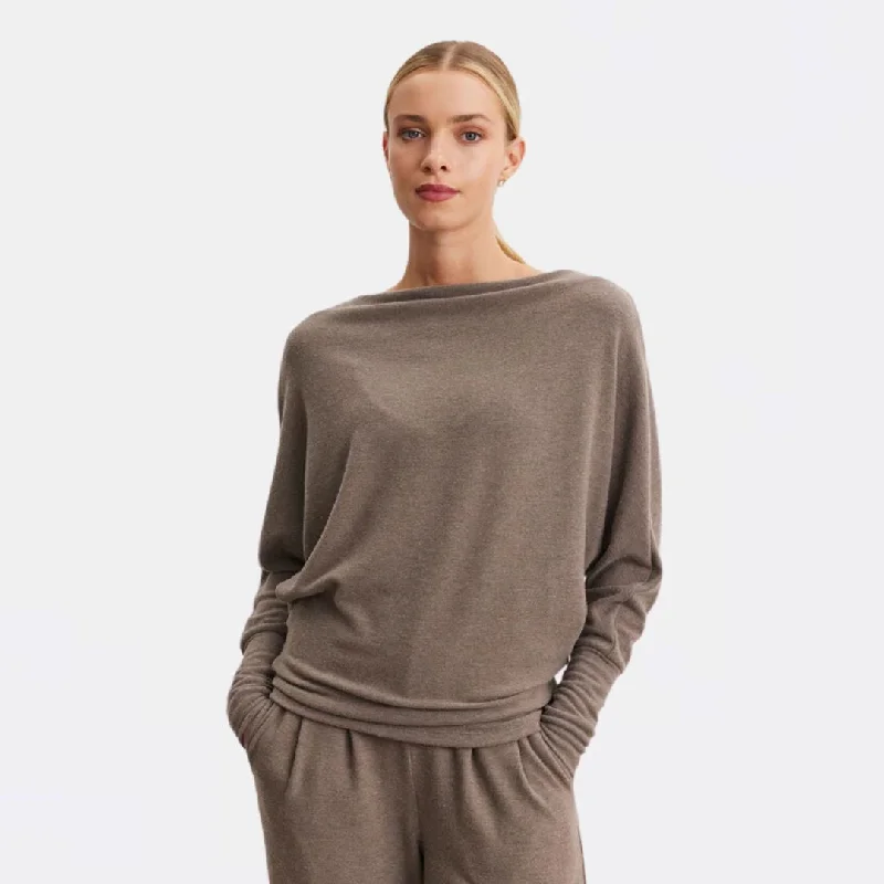 Kashmir Knit Pullover (Mocha)