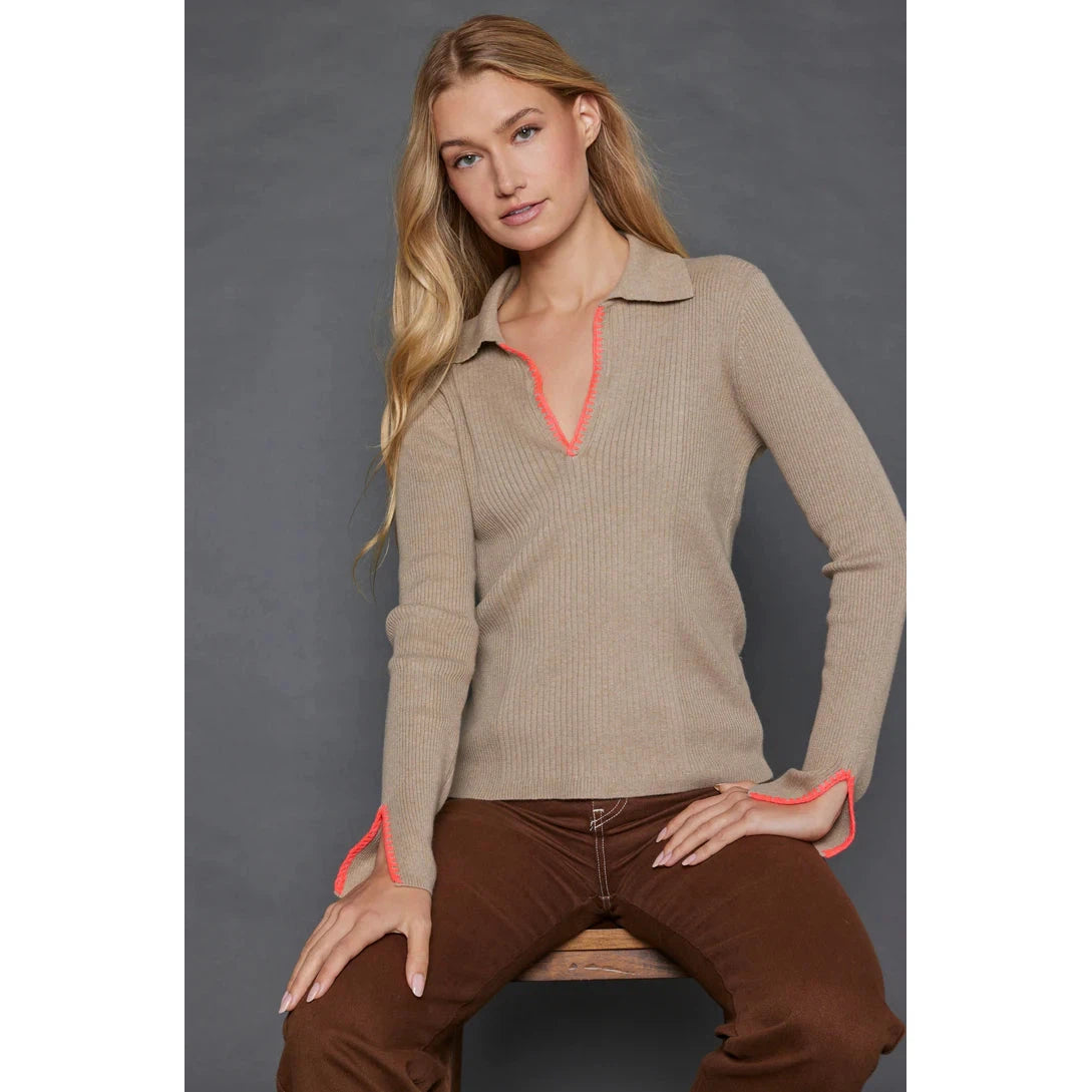 Lisa Todd Women's Collar Code Pullover