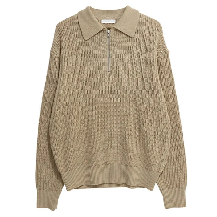 Soft Boy Aesthetic Knit Pullover