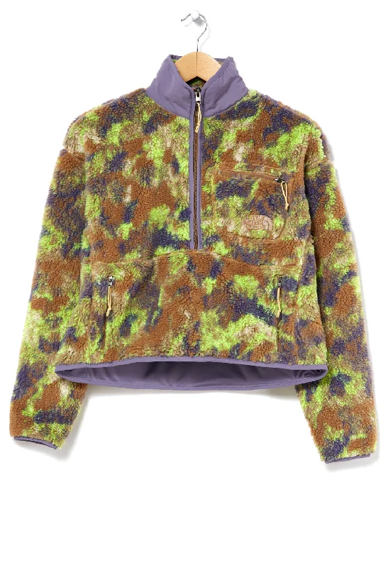 The North Face Extreme Pile Women's Pullover - Utility Brown Print