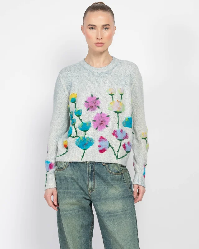 Pullover With Flowers