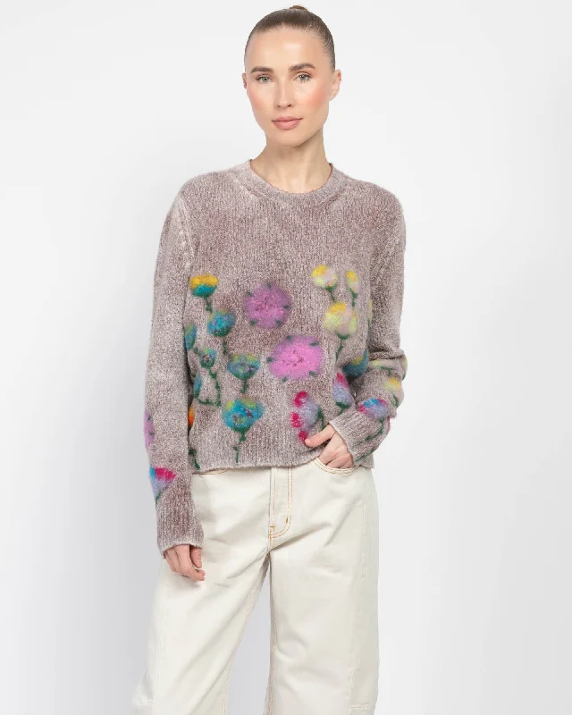 Pullover With Flowers